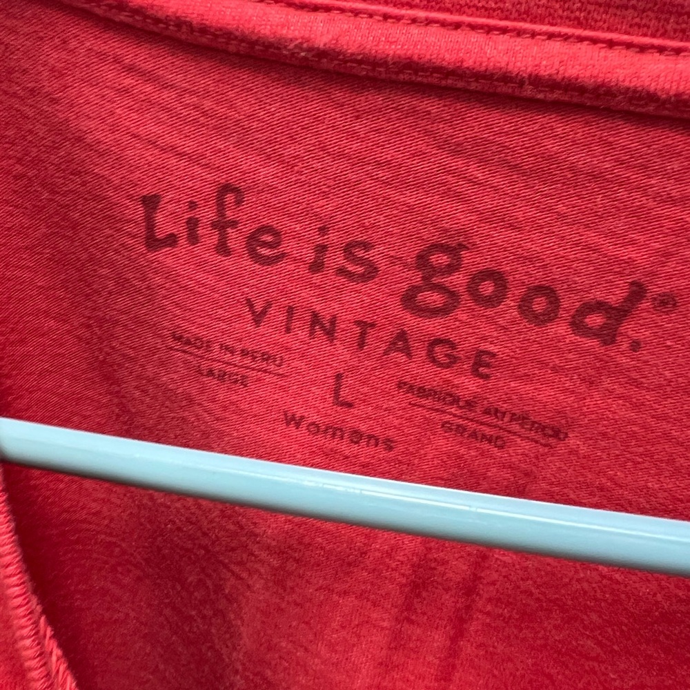 Womens Life is Good long sleeved T-shirt size L - Picture 3 of 4